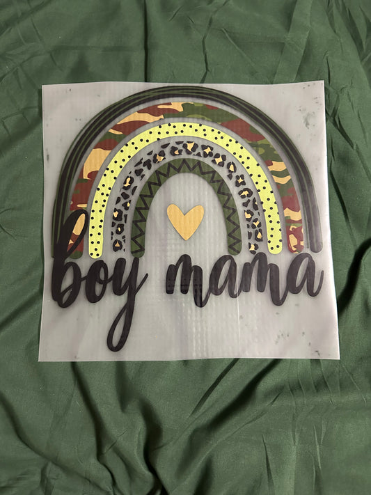 Boy Mama Rainbow Adult T-Shirt
