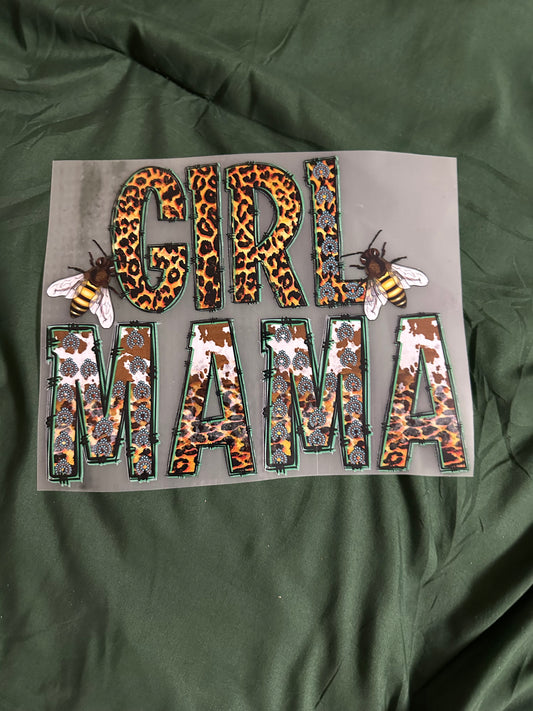 Girl Mama Bees Adult T-Shirt