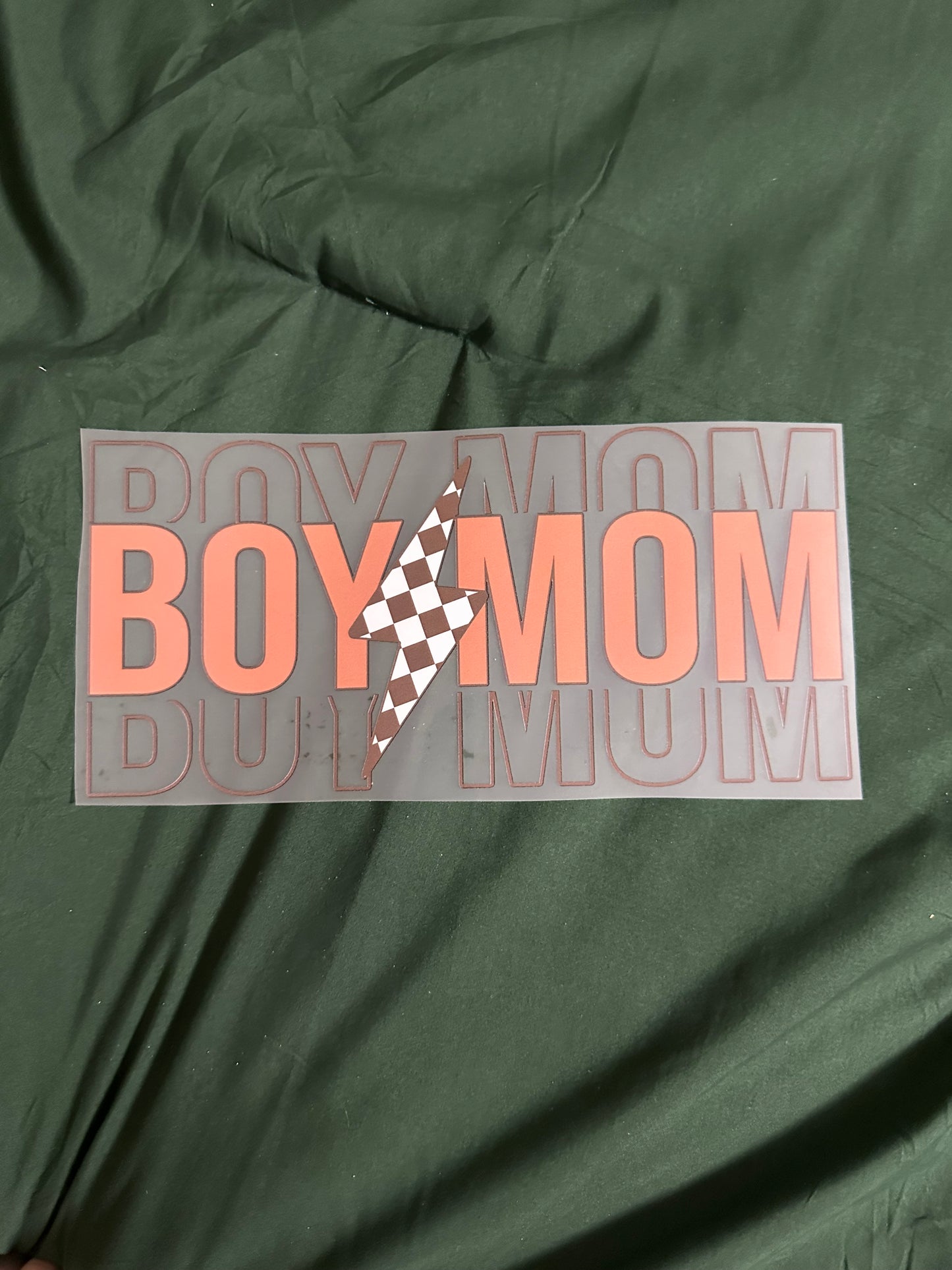 Boy Mom Lightning Bolt Adult T-Shirt