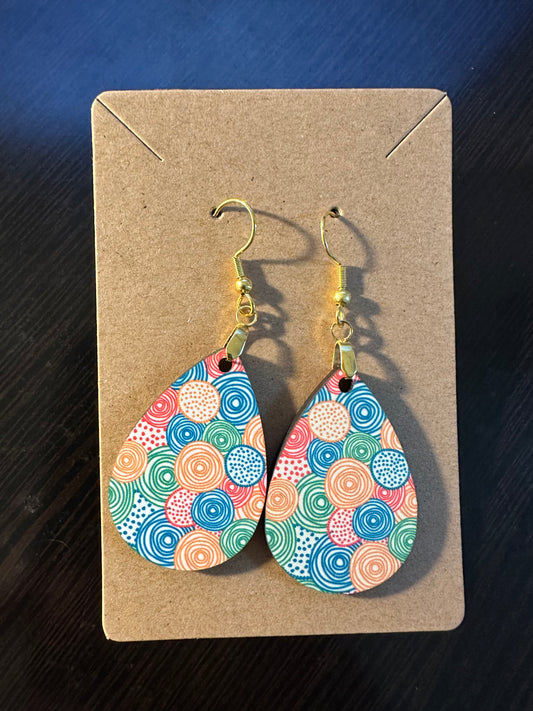 Swirls Dangle Earrings