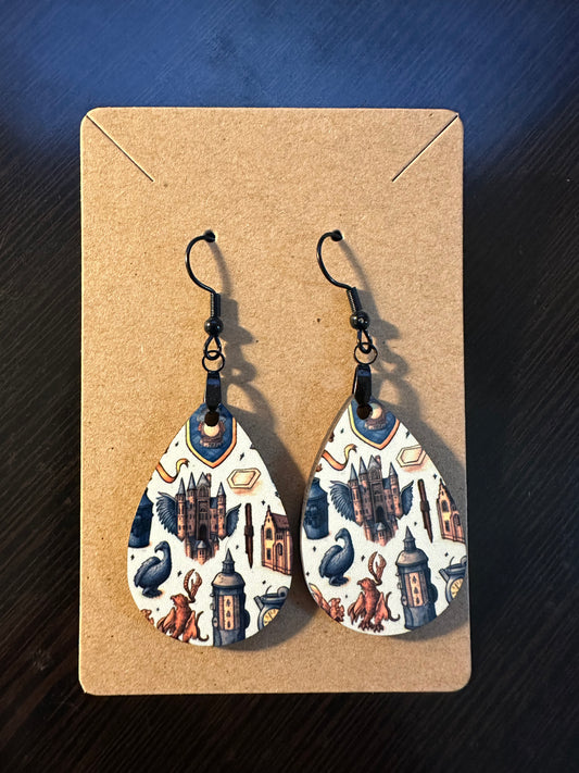 Potter Collage Dangle Earrings