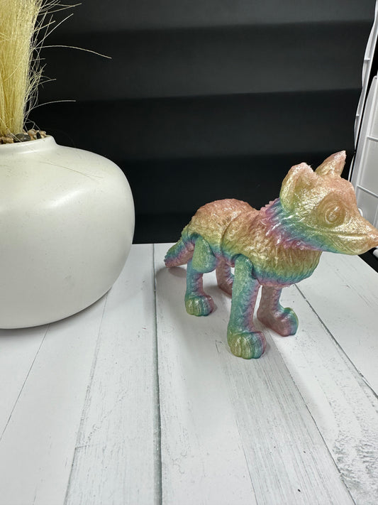 Flexi Wolf 3D Print - Random Color