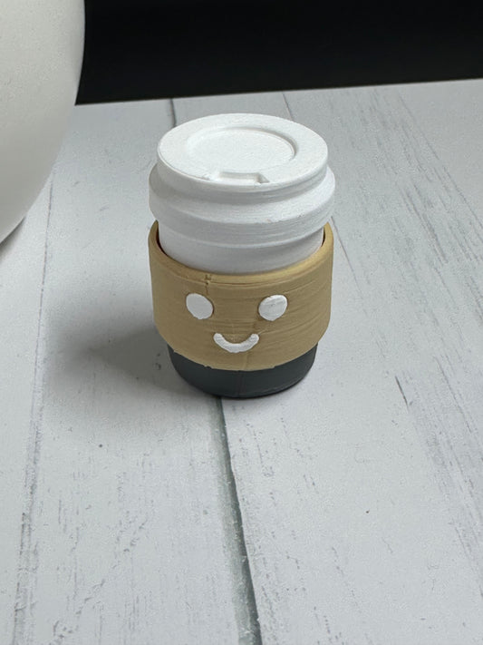 Coffee Cup 3D Printed Clicker - Random Color