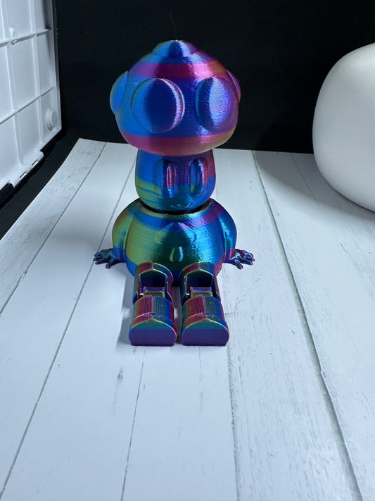 Mushroom Man 3D Print - Random Color -26
