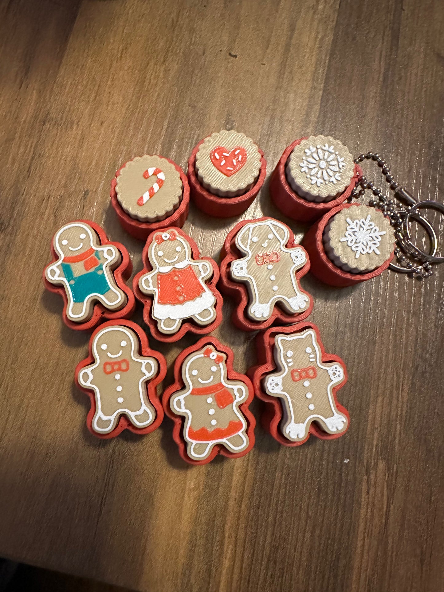 Gingerbread 3D Printed Clicker - Random Color