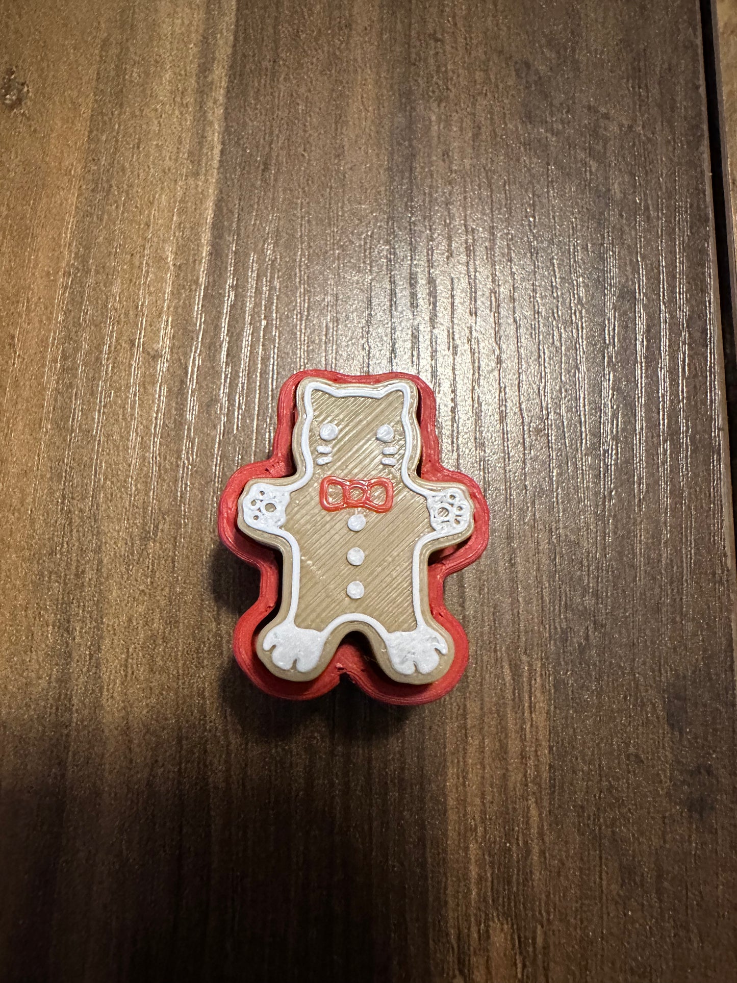 Gingerbread 3D Printed Clicker - Random Color