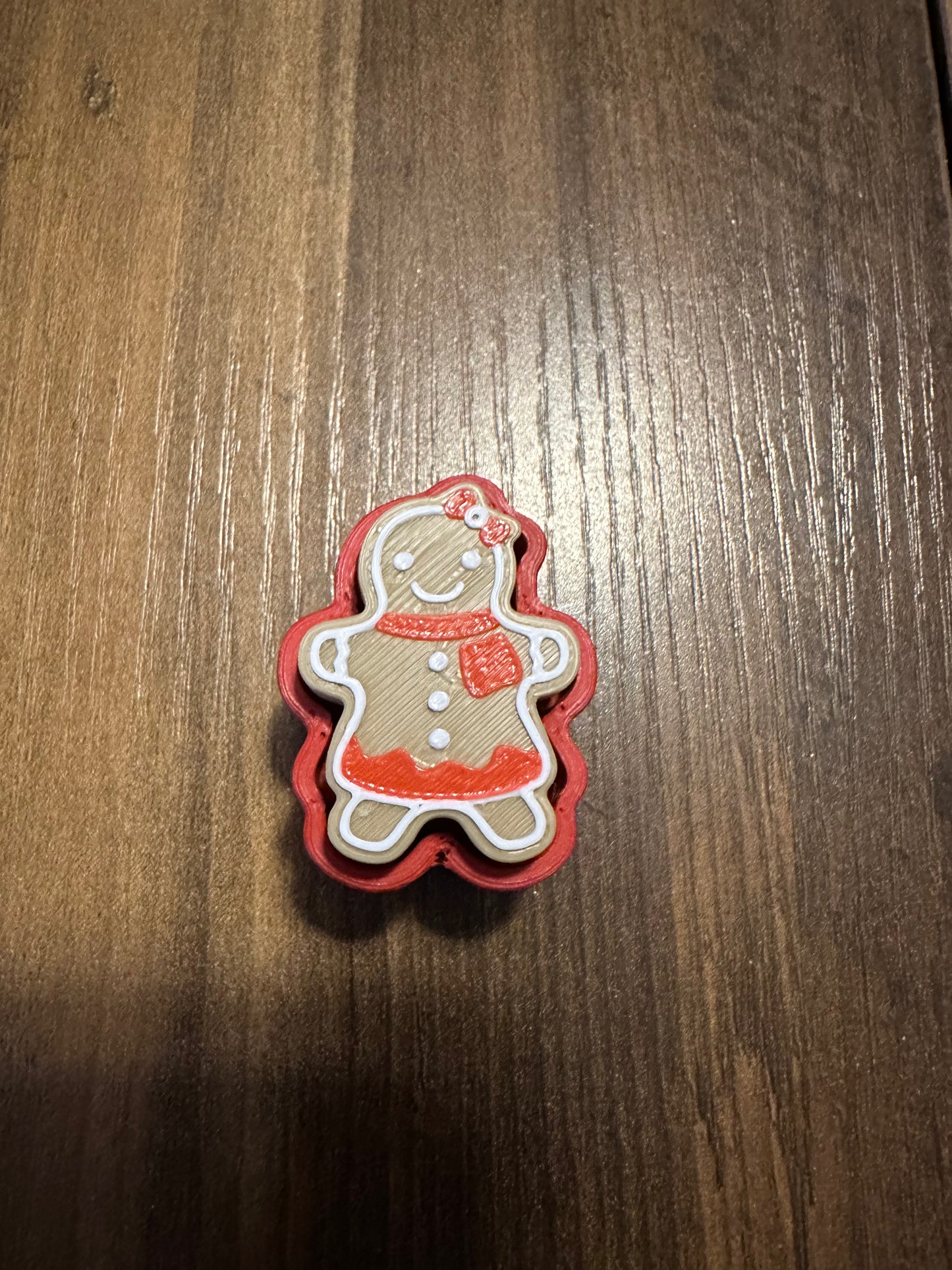 Gingerbread 3D Printed Clicker - Random Color