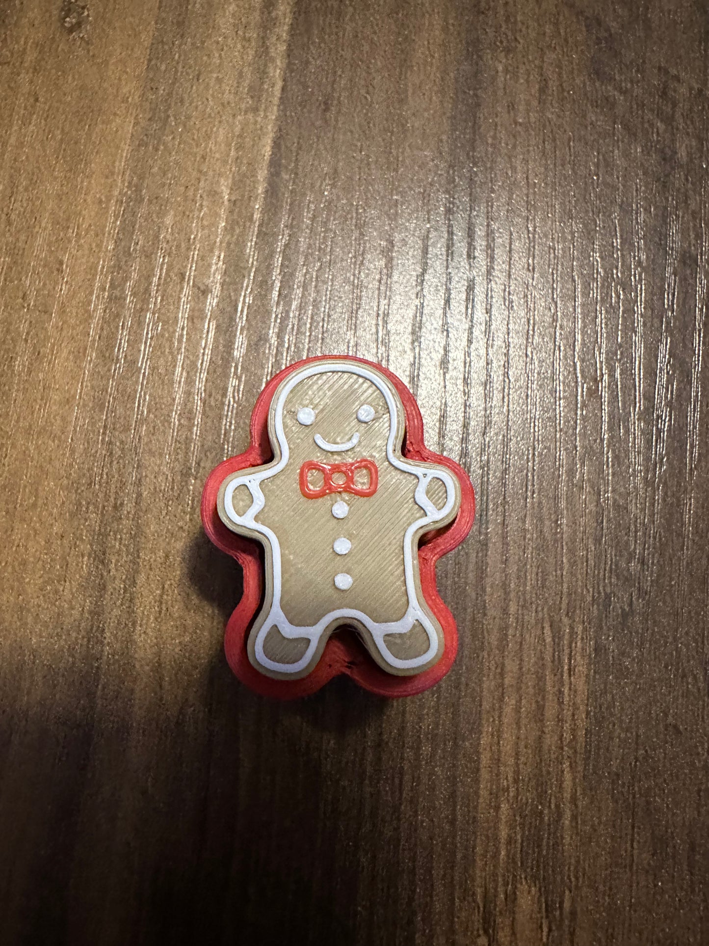 Gingerbread 3D Printed Clicker - Random Color