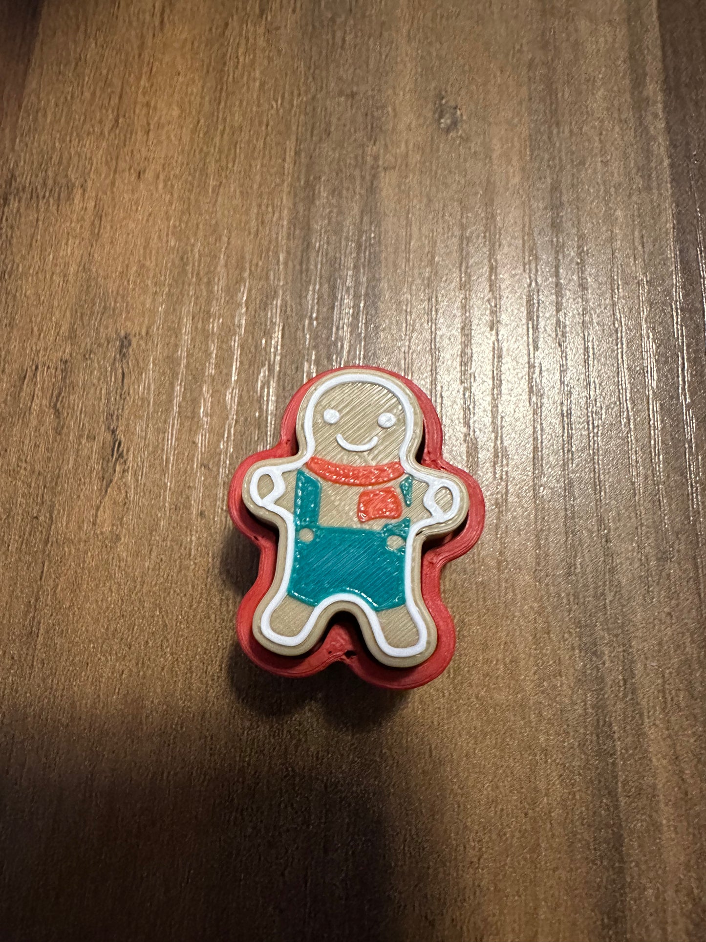 Gingerbread 3D Printed Clicker - Random Color