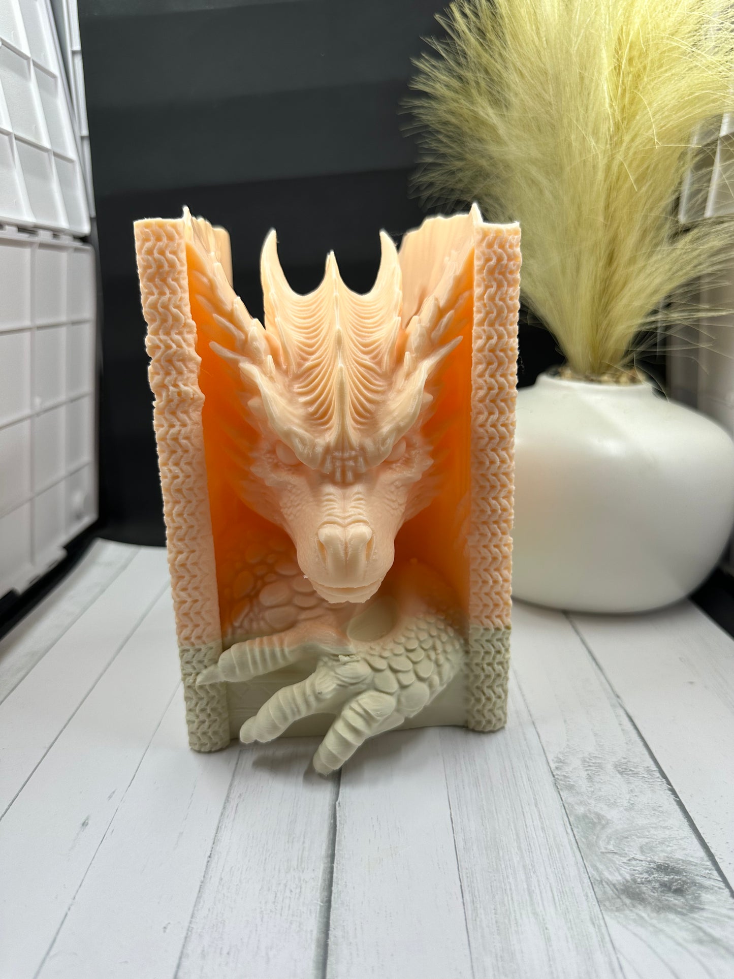 Dragon Book Nook 3D Print - Random Color -Mc