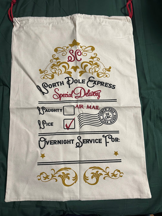 Personalized Santa Sacks