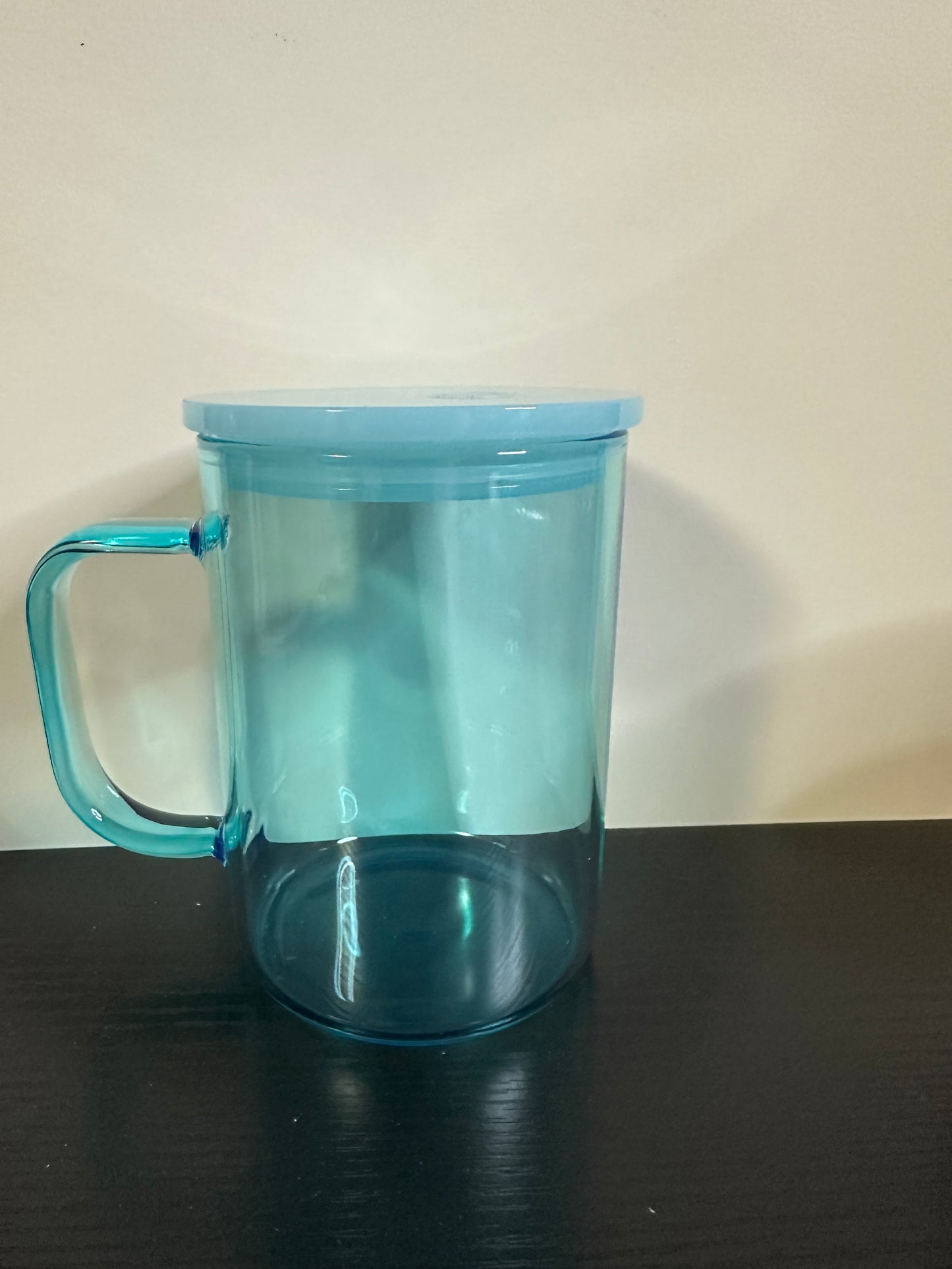 17 Ounce Handle Glass Can- Design your own Cup