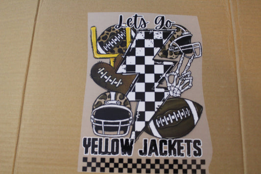 Lets Go Yellow Jackets Youth T-Shirt