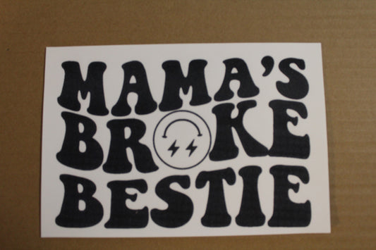 Mama's Broke Bestie Youth T-Shirt