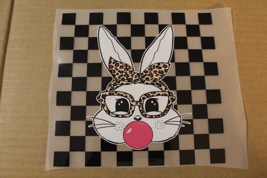 Checkered Bunny Youth T-Shirt