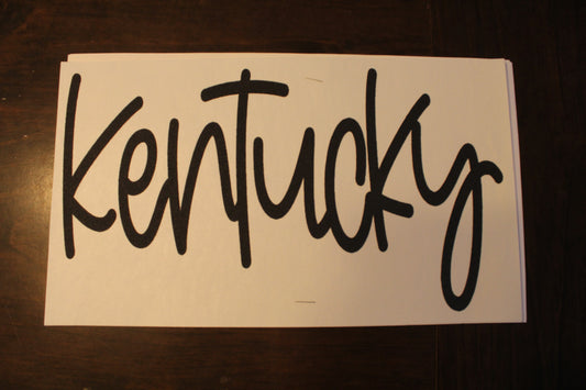 Kentucky (Black Print) T-Shirt