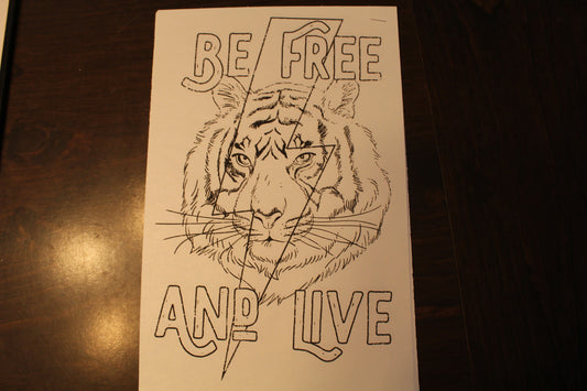 Be Free And Live Adult T-Shirt