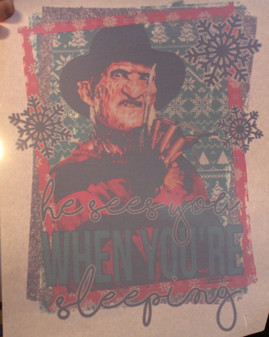 He See's you When Your Sleeping T-Shirt