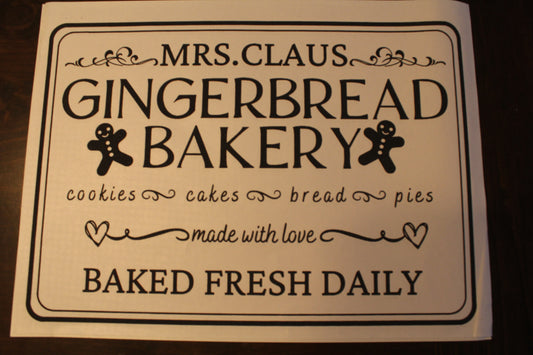 Mrs. Claus Gingerbread Bakery T-Shirt