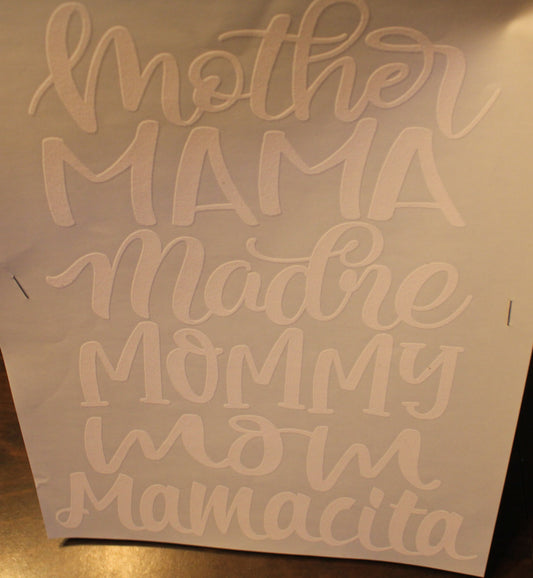 Mother, Mama, Madre, Mommy, Mom, Mamacita T-Shirt