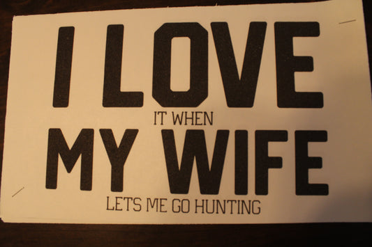 I Love My Wife T-Shirt