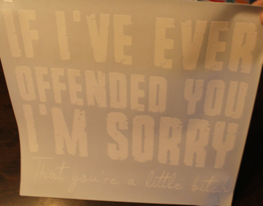 If I Ever Offended You T-Shirt