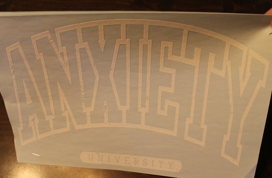 Anxiety University Adult T-Shirt