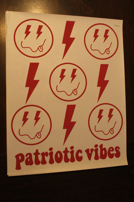 Red Patriotic Vibes T-Shirt
