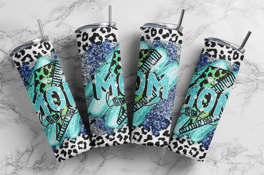 Mom Life Blue 20 Ounce Sublimation Tumbler
