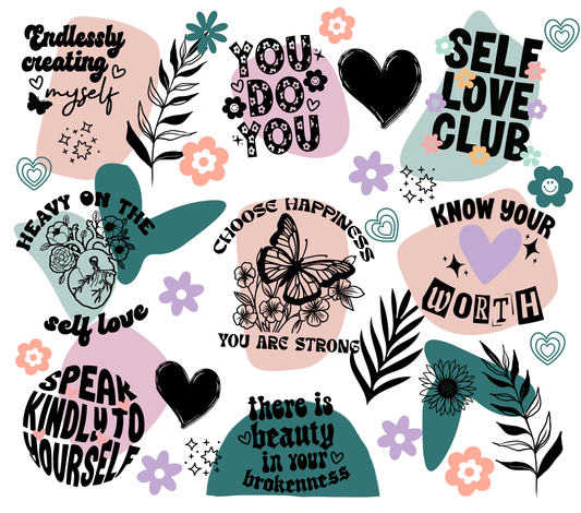 Positive Affirmations 20 Ounce Sublimation Tumbler