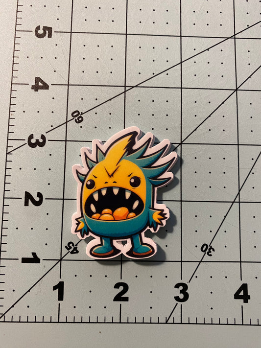 Spike Monster Sticker