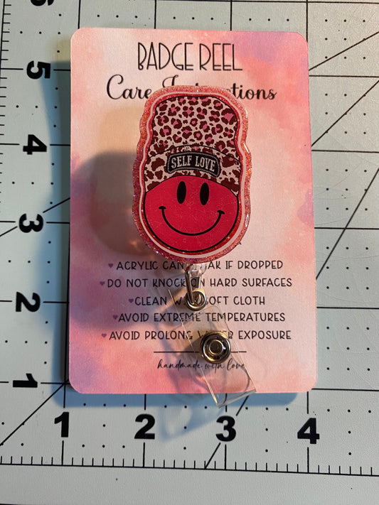 Self Love Smiley Badge Reel