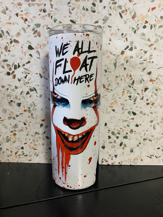 We All Float 20 Ounce Sublimation Tumbler