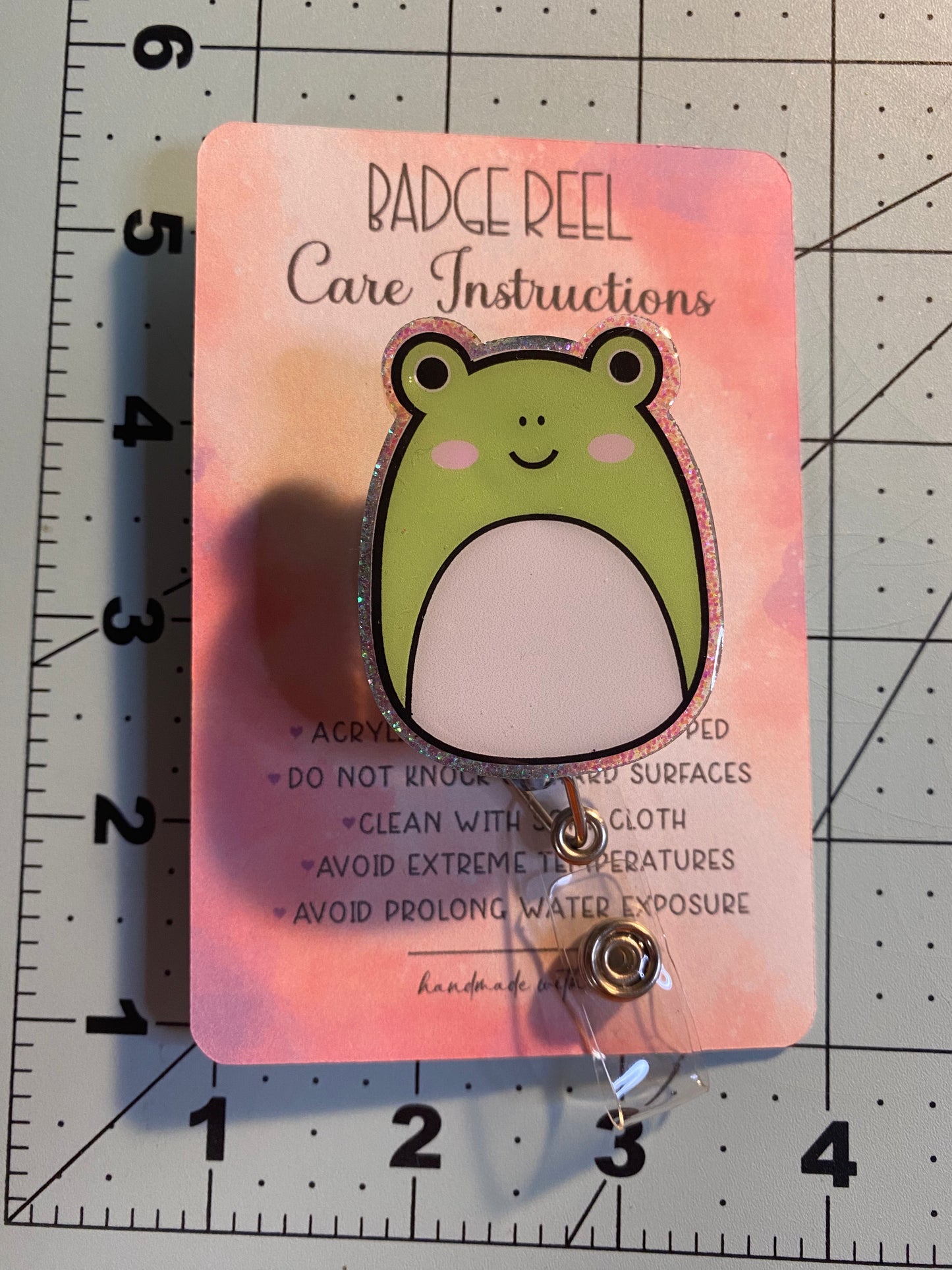 Frog Squishmellow #2 Badge Reel