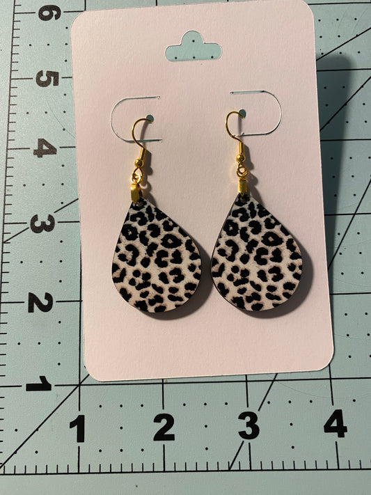 Cheetah Dangle Earrings