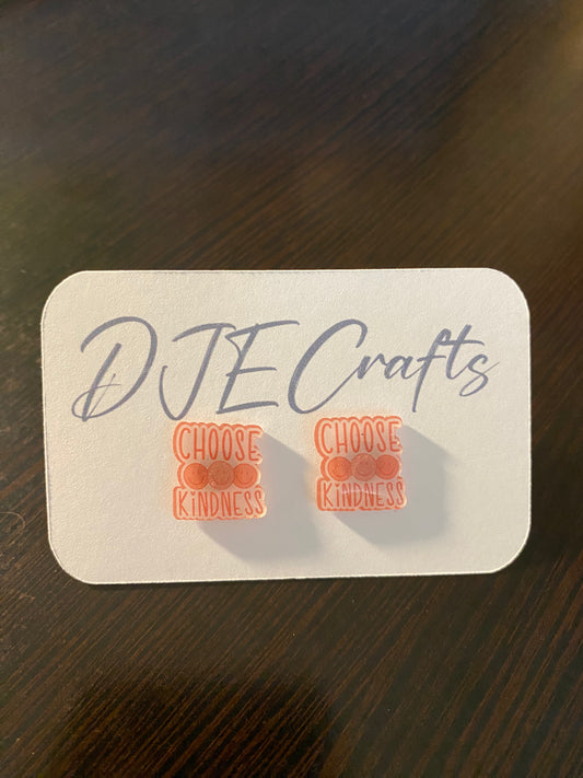 Choose Kindness Post Back Earrings