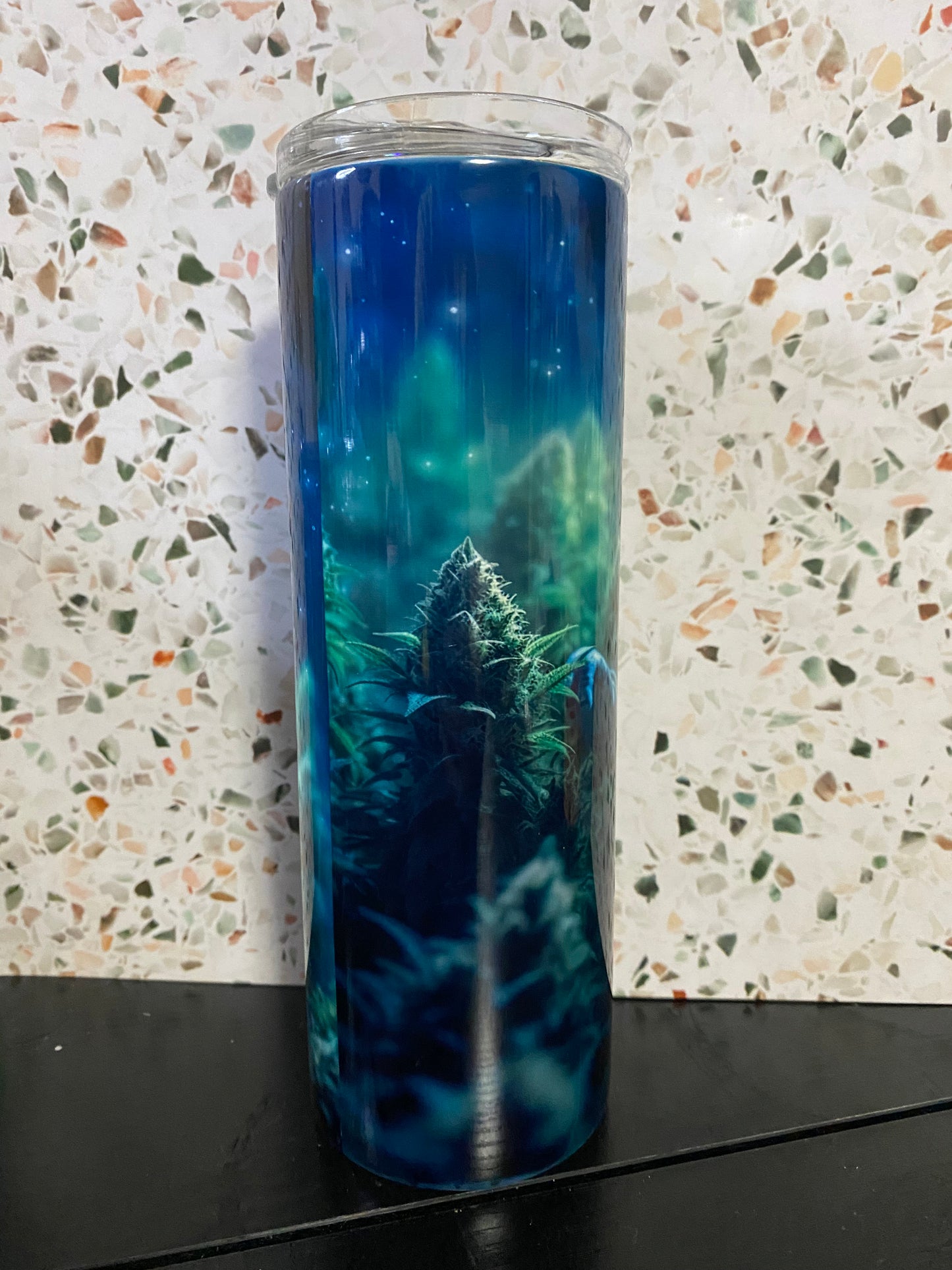 Weed Astronaut 20 Ounce Sublimation Tumbler