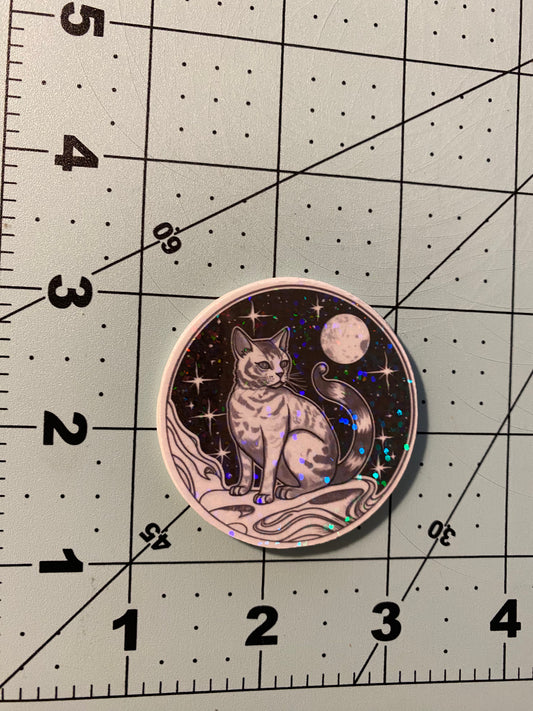 Moon Cat Sticker