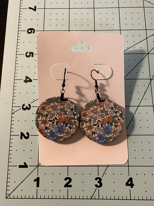 Floral Dangle Earrings