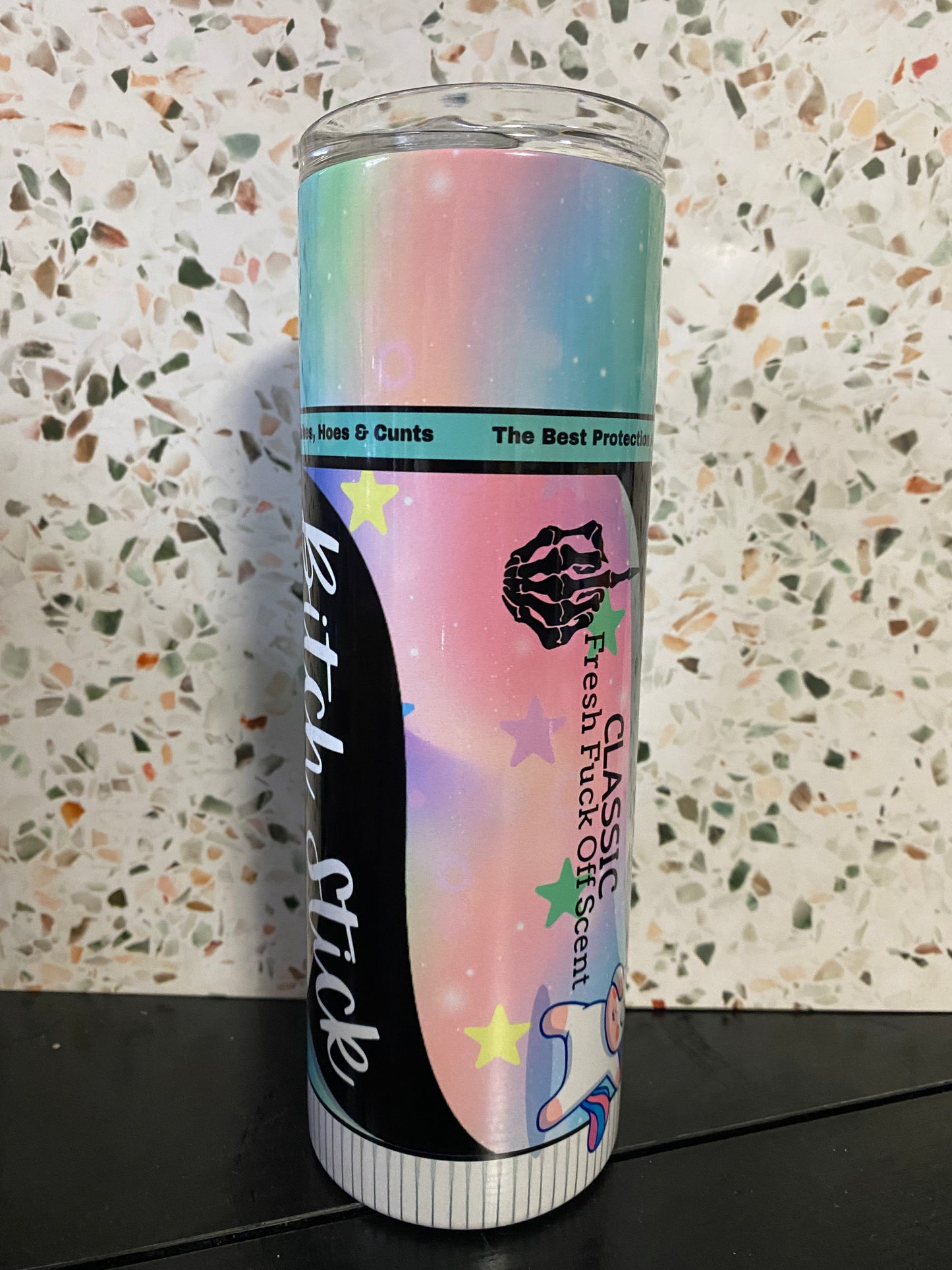 Bitch Stick 20 Ounce Sublimation Tumbler