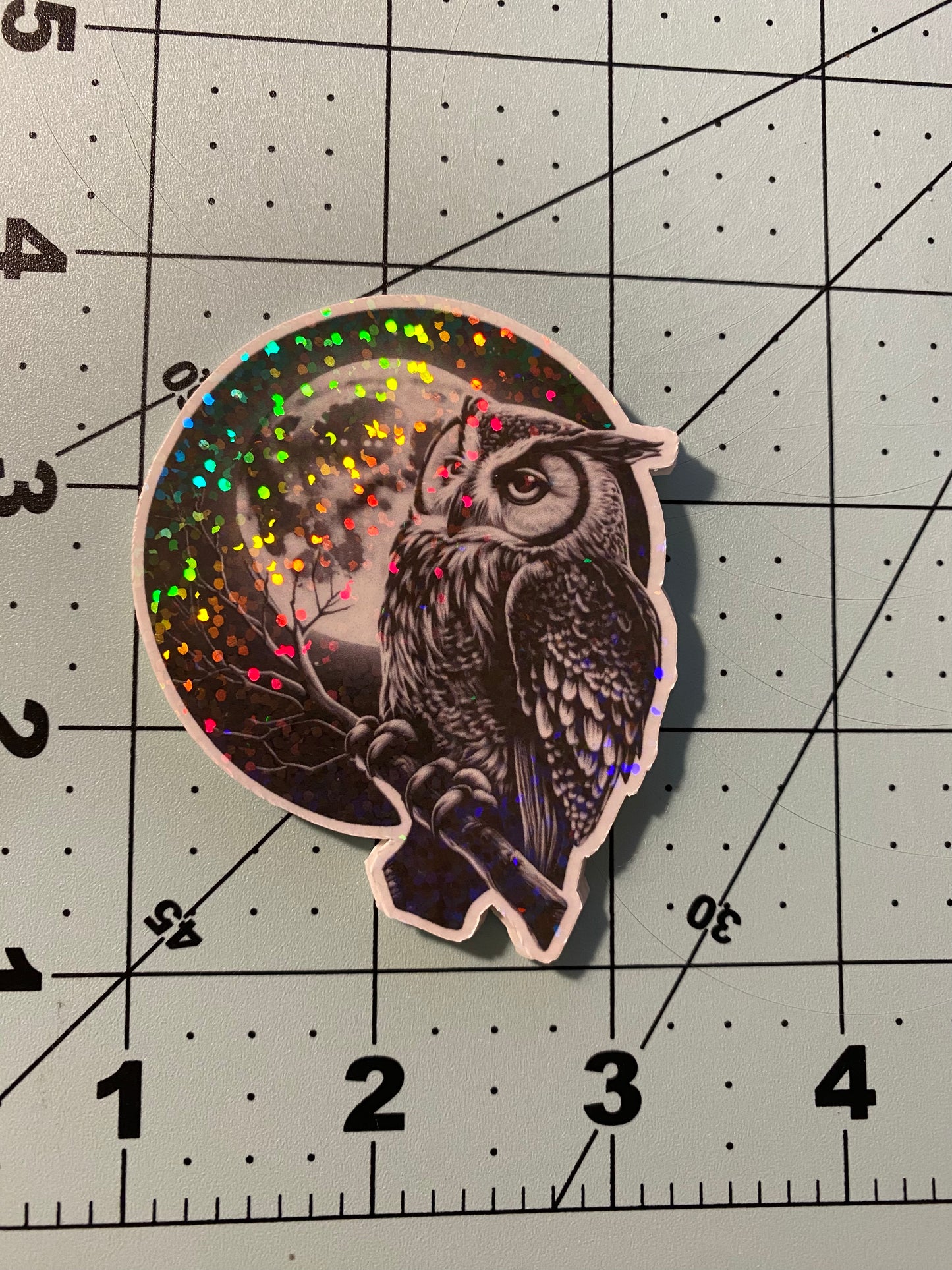 Moon Owl Sticker