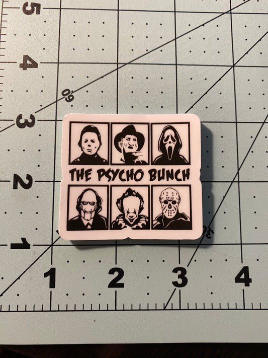 The Psycho Bunch Sticker