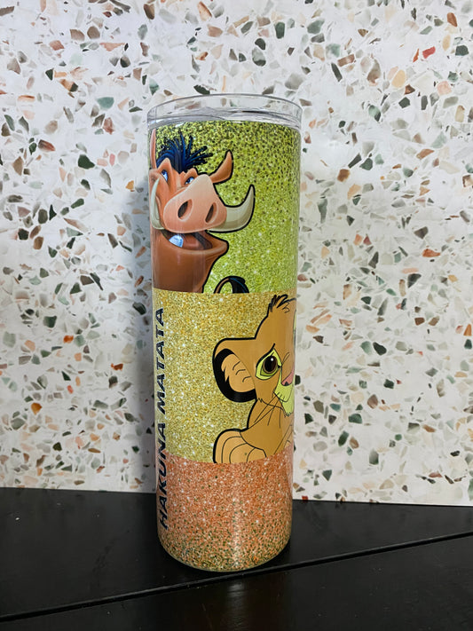 Hakuna Matata 20 Ounce Sublimation Tumbler