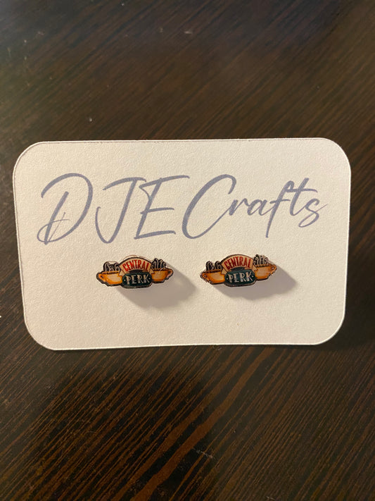 Central Perk Post Back Earrings
