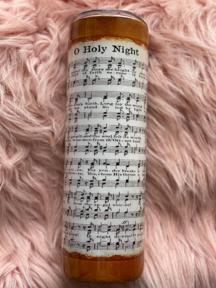 30 Ounce Skinny Tumbler With O Holy Night