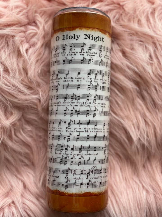 30 Ounce Skinny Tumbler With O Holy Night