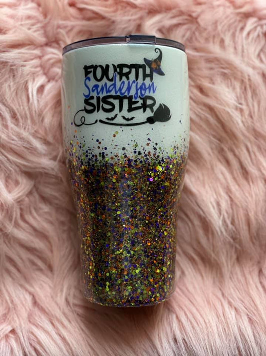 30 Ounce Curve with Fourth Sanderson Sister on it