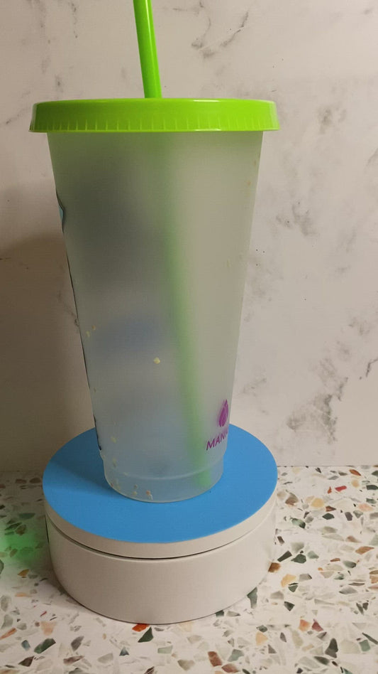 24 ounce color changing tumbler. #momlife