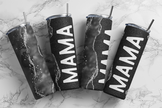 Marble Mama 20 Ounce Skinny Sublimation Tumbler