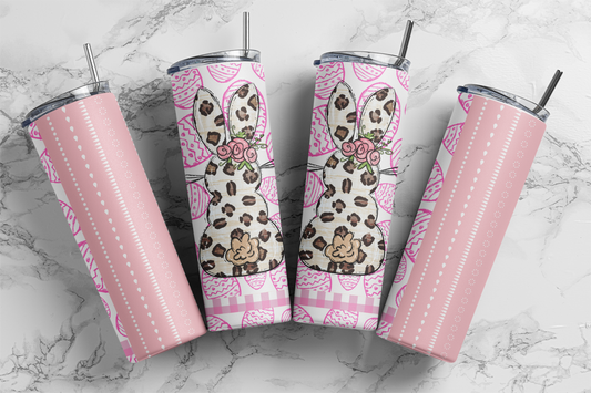 Pink Bunny 20 Ounce Sublimation Tumbler